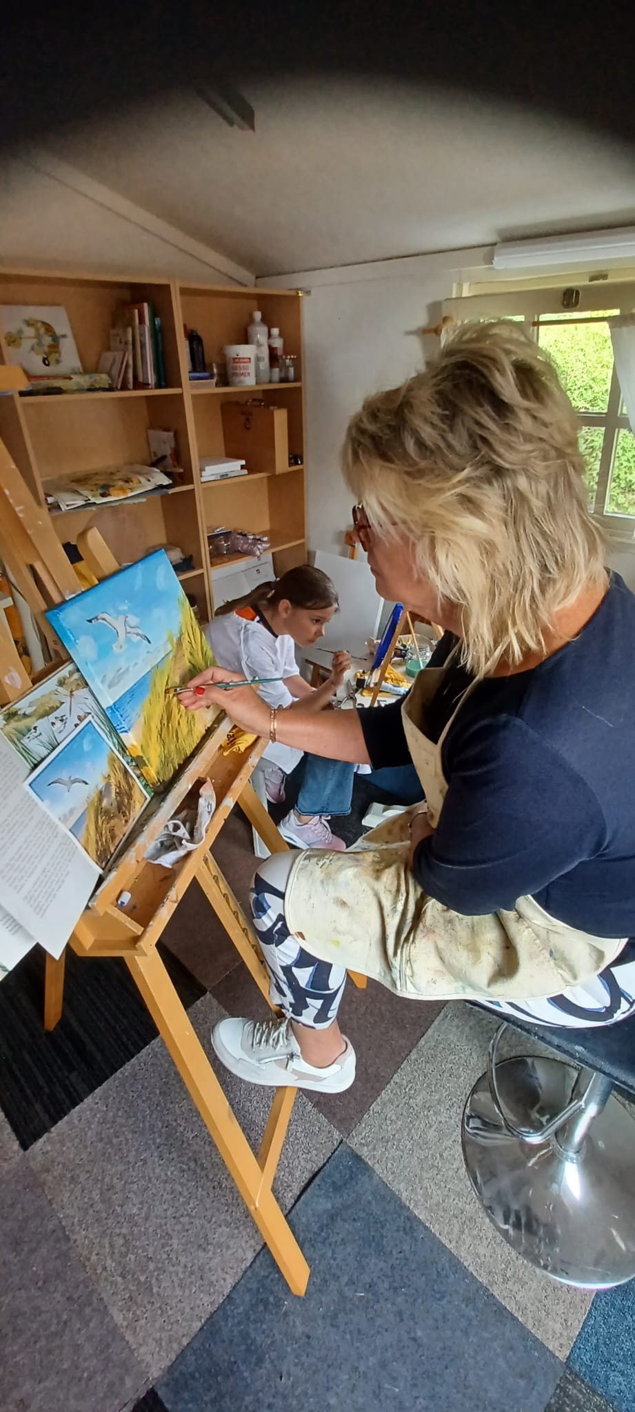 Ria met kleindochter